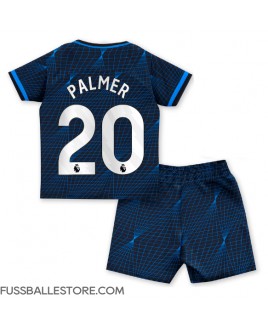 Günstige Chelsea Cole Palmer #20 Auswärts Trikotsatzt Kinder 2023-24 Kurzarm (+ Kurze Hosen)